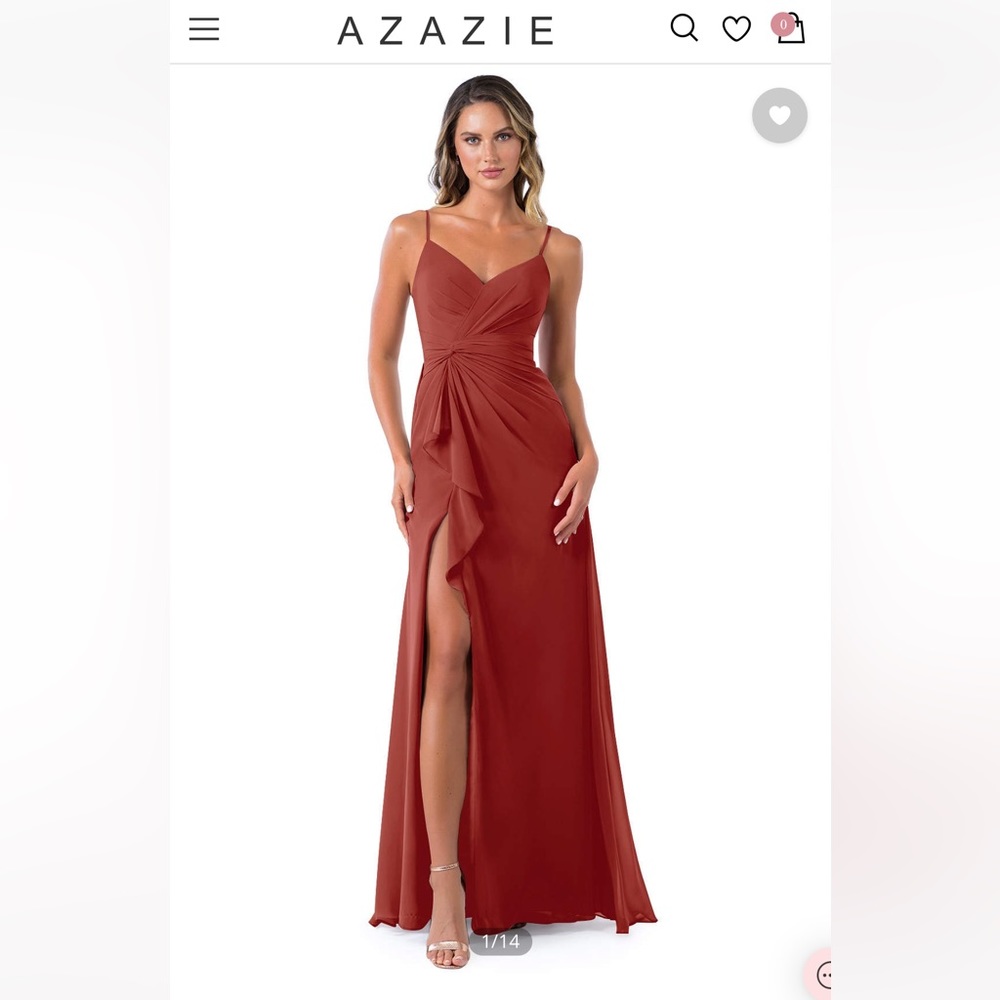 Azazie Emerald Terracotta A0